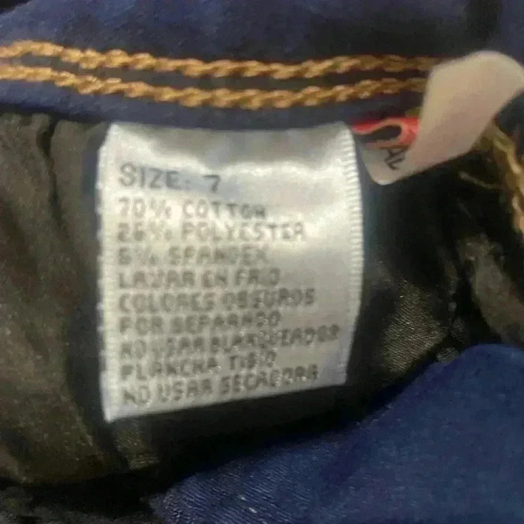 NWT Bamboo Soft Flare High Waisted Denim Jeans - Junior Size 7 - Picture 6 of 6